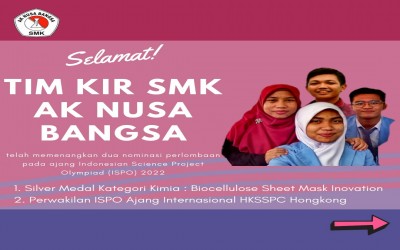 Tim KIR SMK AK Nusa Bangsa Meraih Pengahargaan